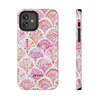 Pink Shell Watercolor Phone Case