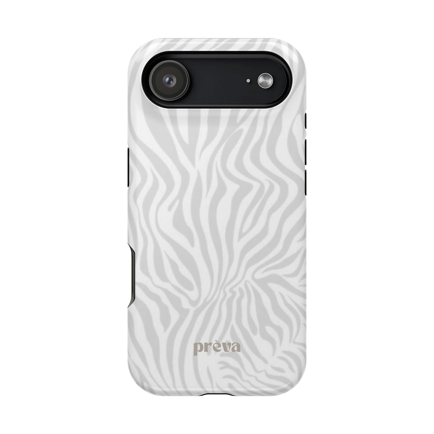 Zebra White Wave Phone Case