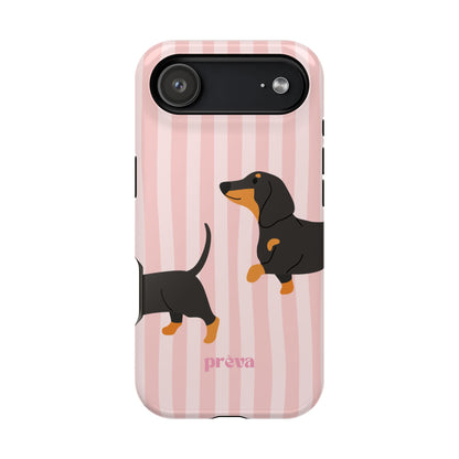 Dachshund Pink Stripes