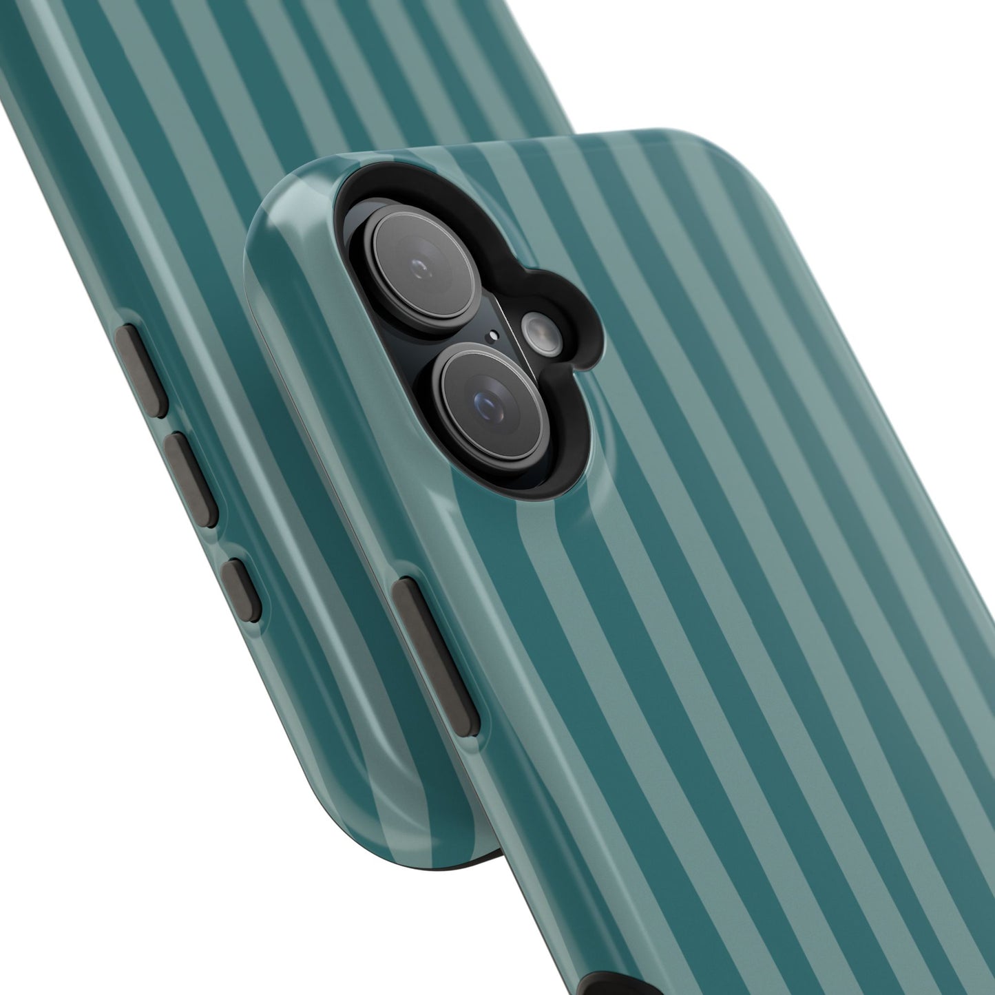 Striped Teal Phone Case