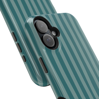 Striped Teal Phone Case