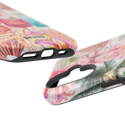 Pink Cocktail Collage Phone Case