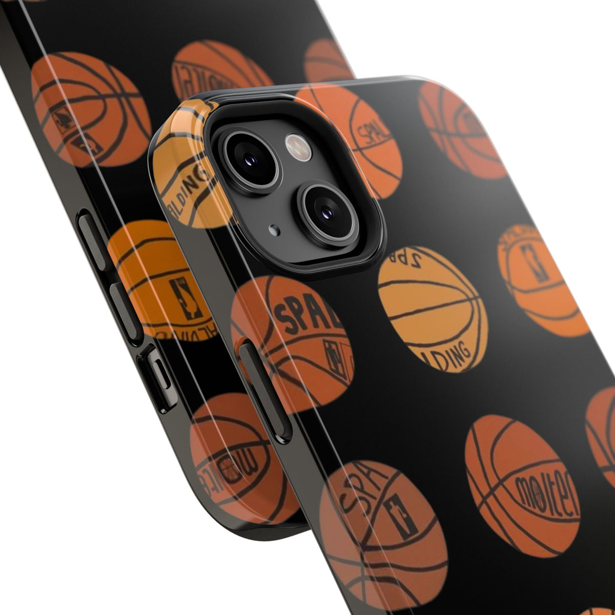 Black Basketball Phone Case