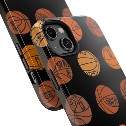 Black Basketball Phone Case