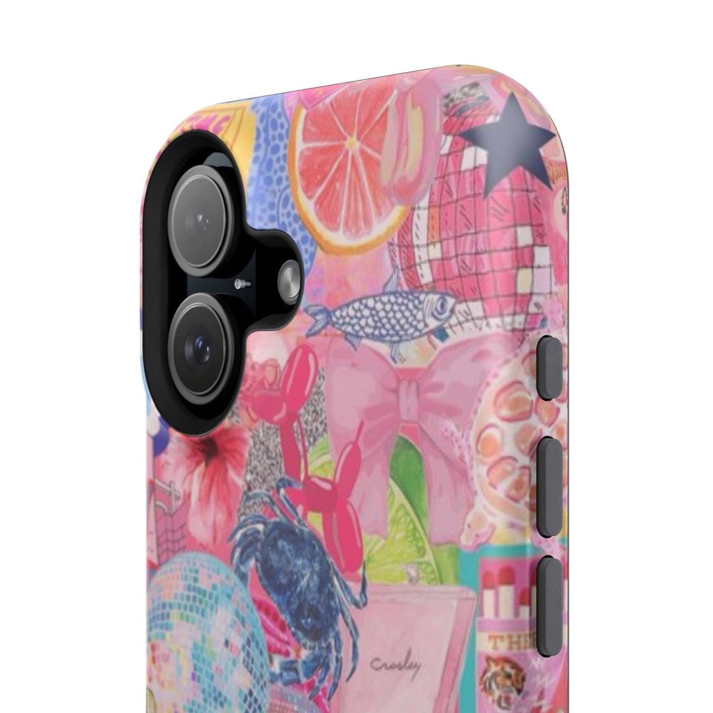 Floral & Pink Collage Phone Case