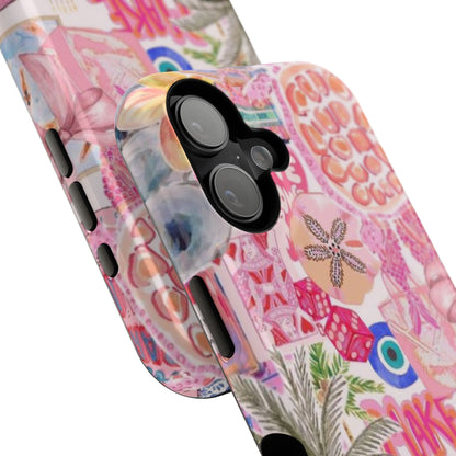 Pink Tropical Collage Phone Case