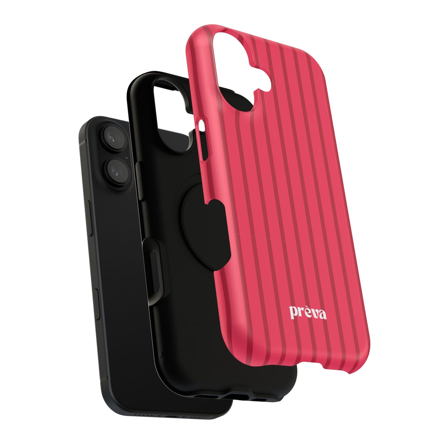 Pinky Red Stripes Phone Case