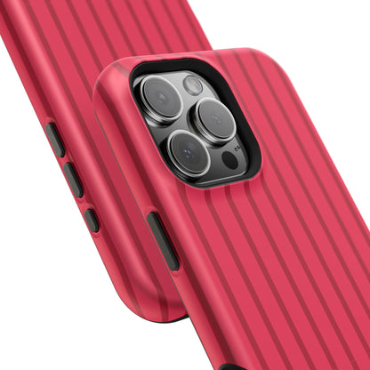 Pinky Red Stripes Phone Case