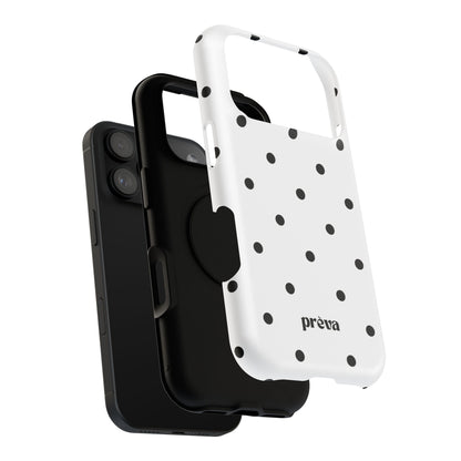 B&W polka dots Phone Case