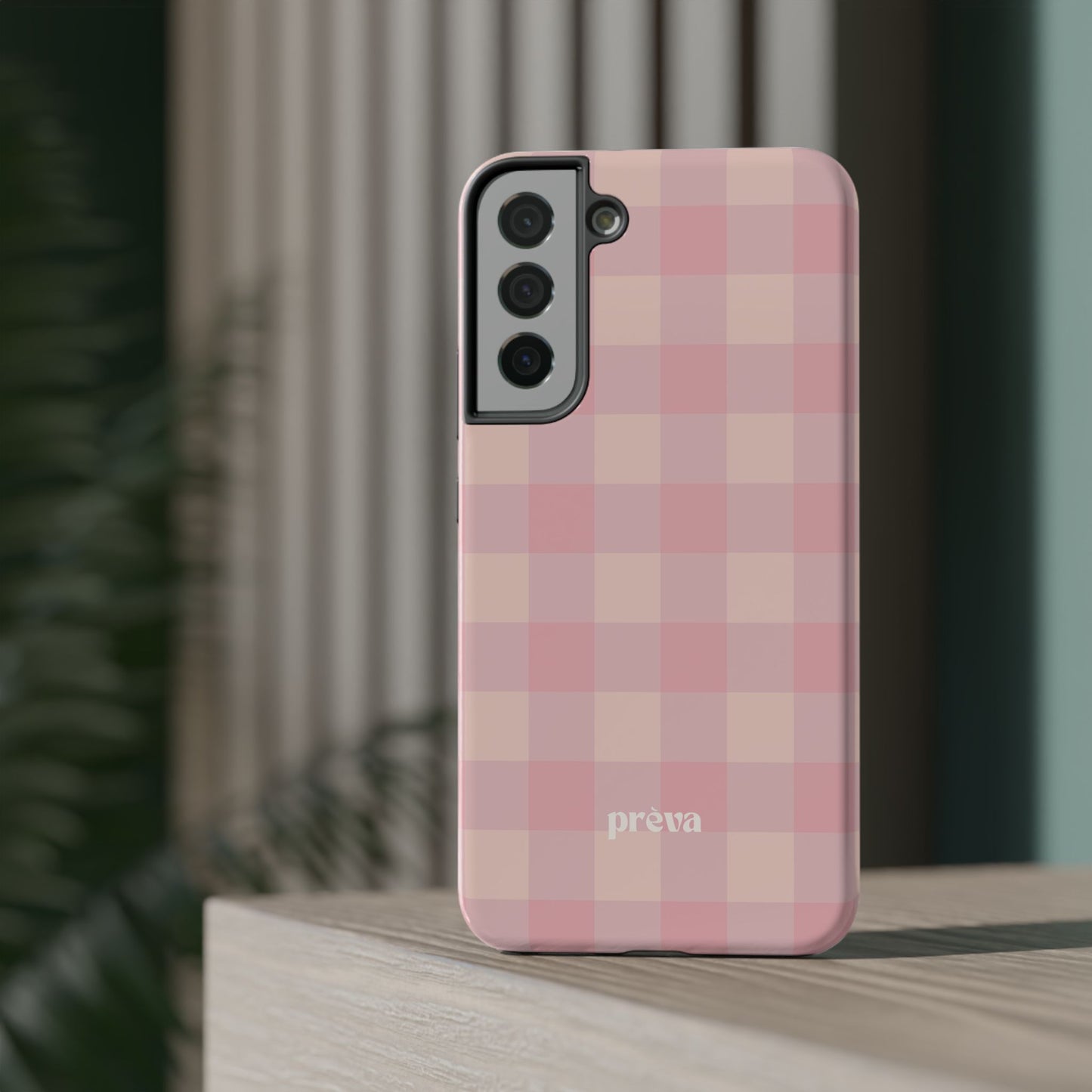 Pink Plaid Phone Case
