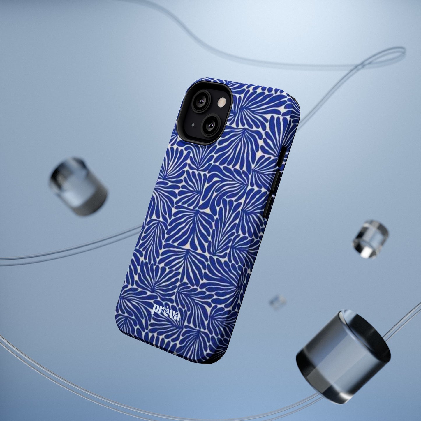 Blue Abstract Greek Phone Case