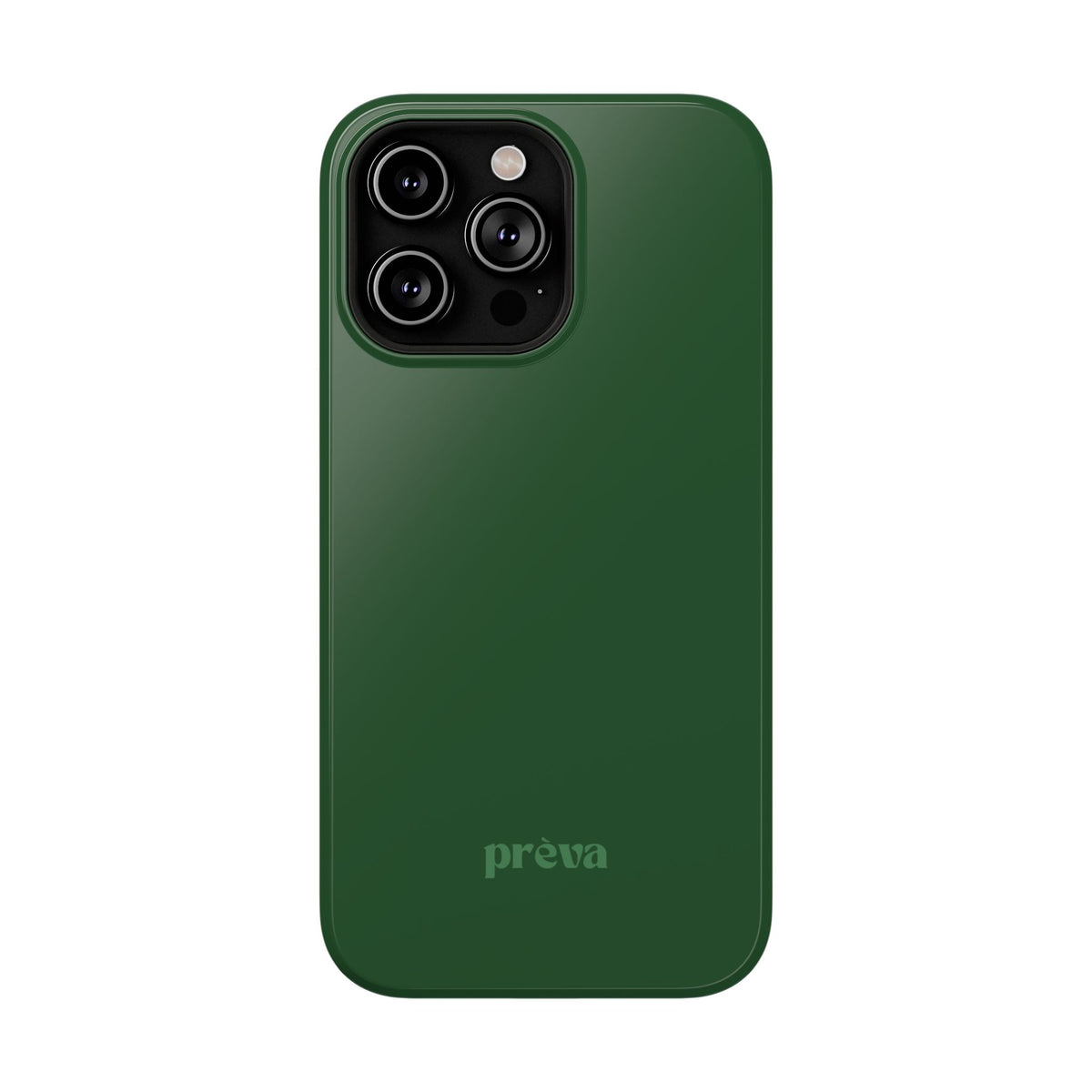 Impact-Resistant Phone Case — Forest Green Slim Armor
