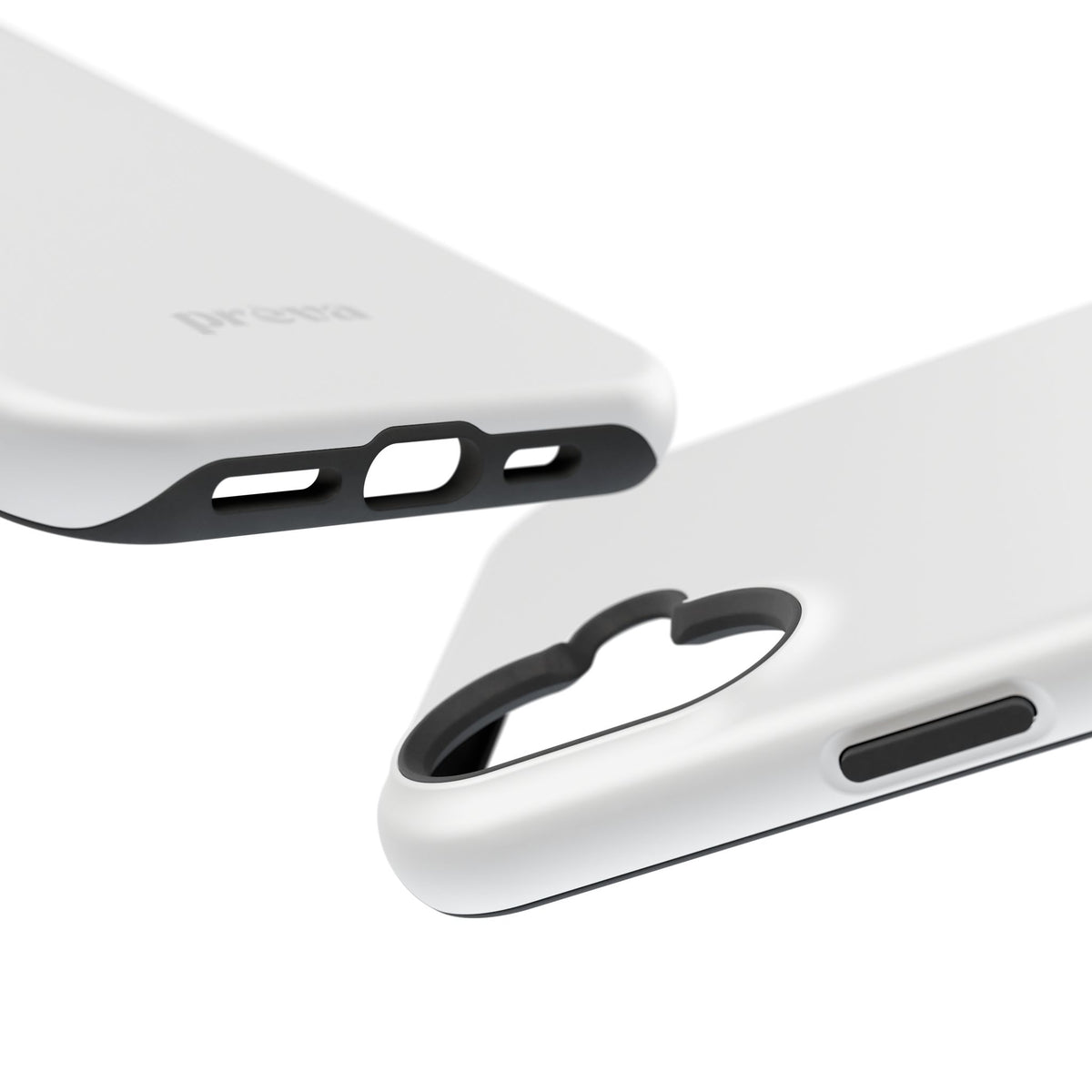 White & Grey Phone Case