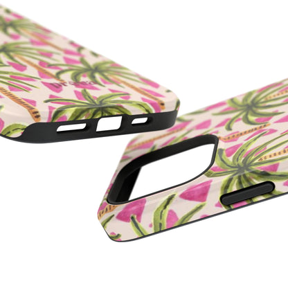 Phone Case — Pink Palm Tree Impact-Resistant Protector