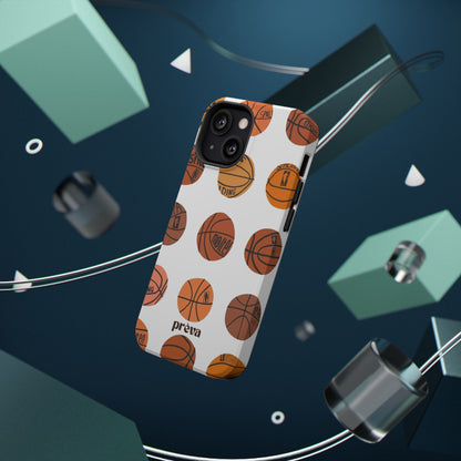 White Basketball Phone Case