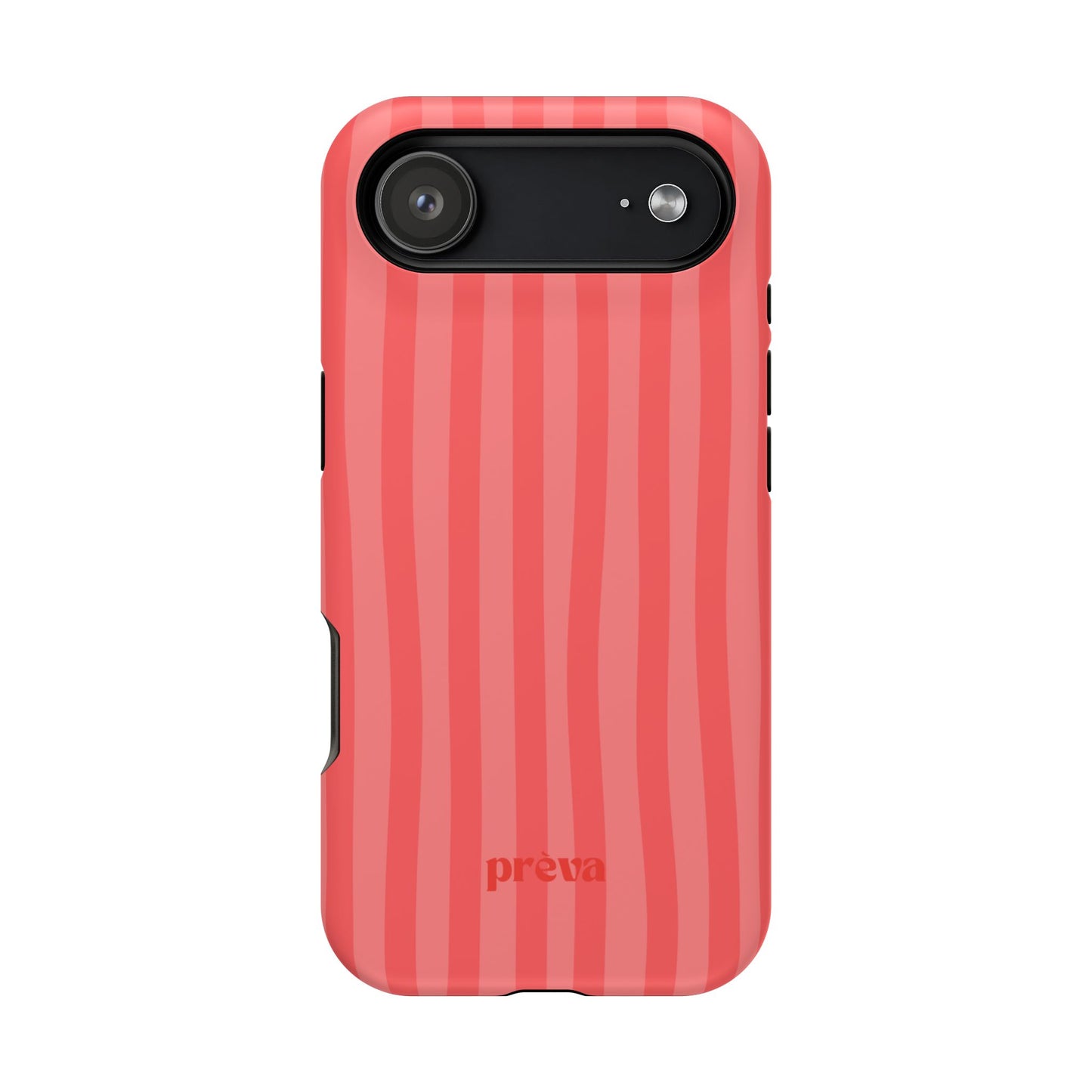 Coral Stipes Phone Case