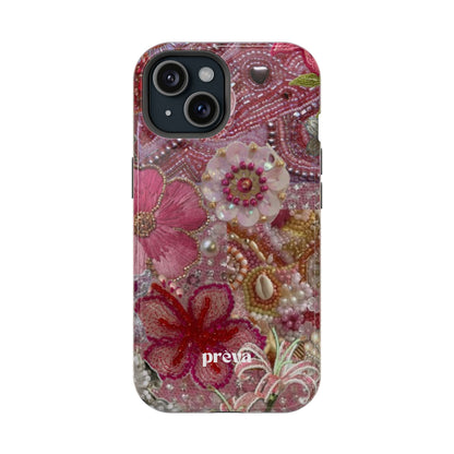 Floral Embroidery Phone Case