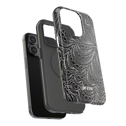 Abstract Midnight Lace Phone Case