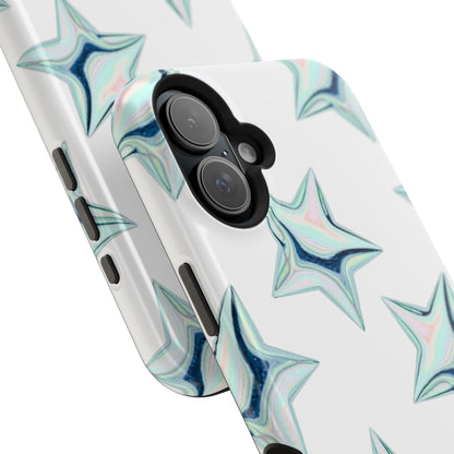 White Starburst Phone Case