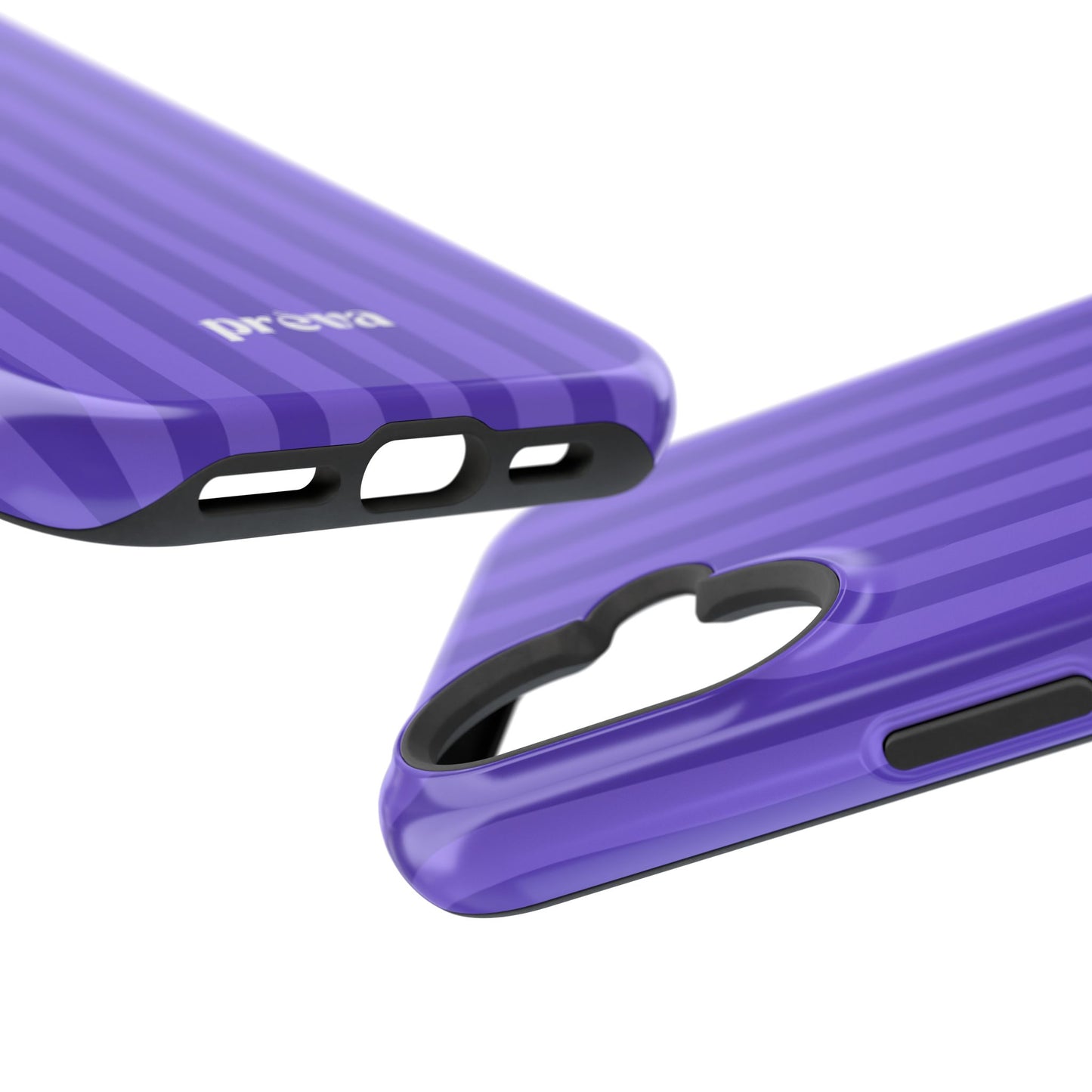 Dark Purple Stripes Phone Case