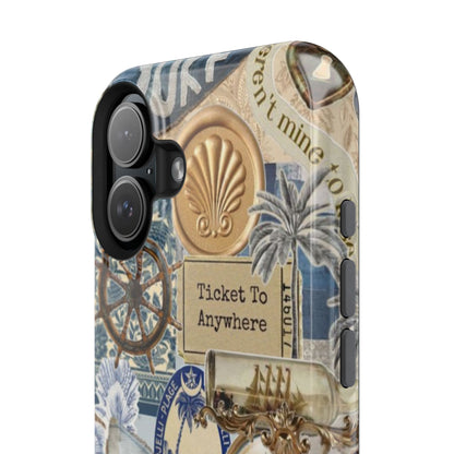 Neutral Travel Collage Phone Case