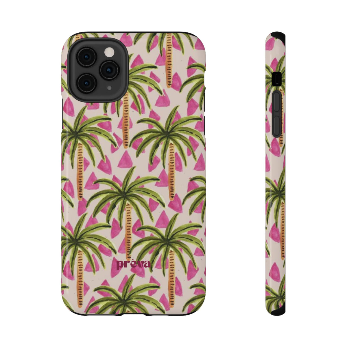 Phone Case — Pink Palm Tree Impact-Resistant Protector