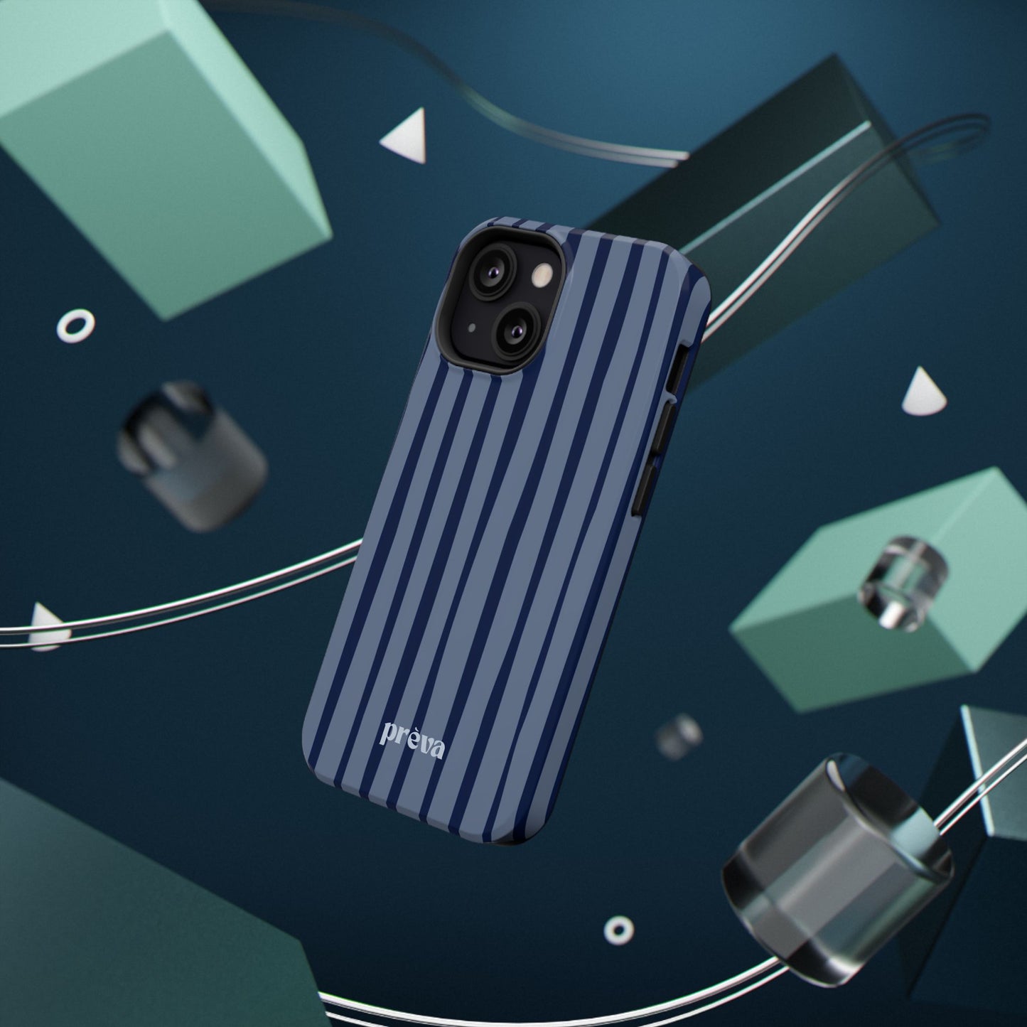 Navy Stripe Phone Case