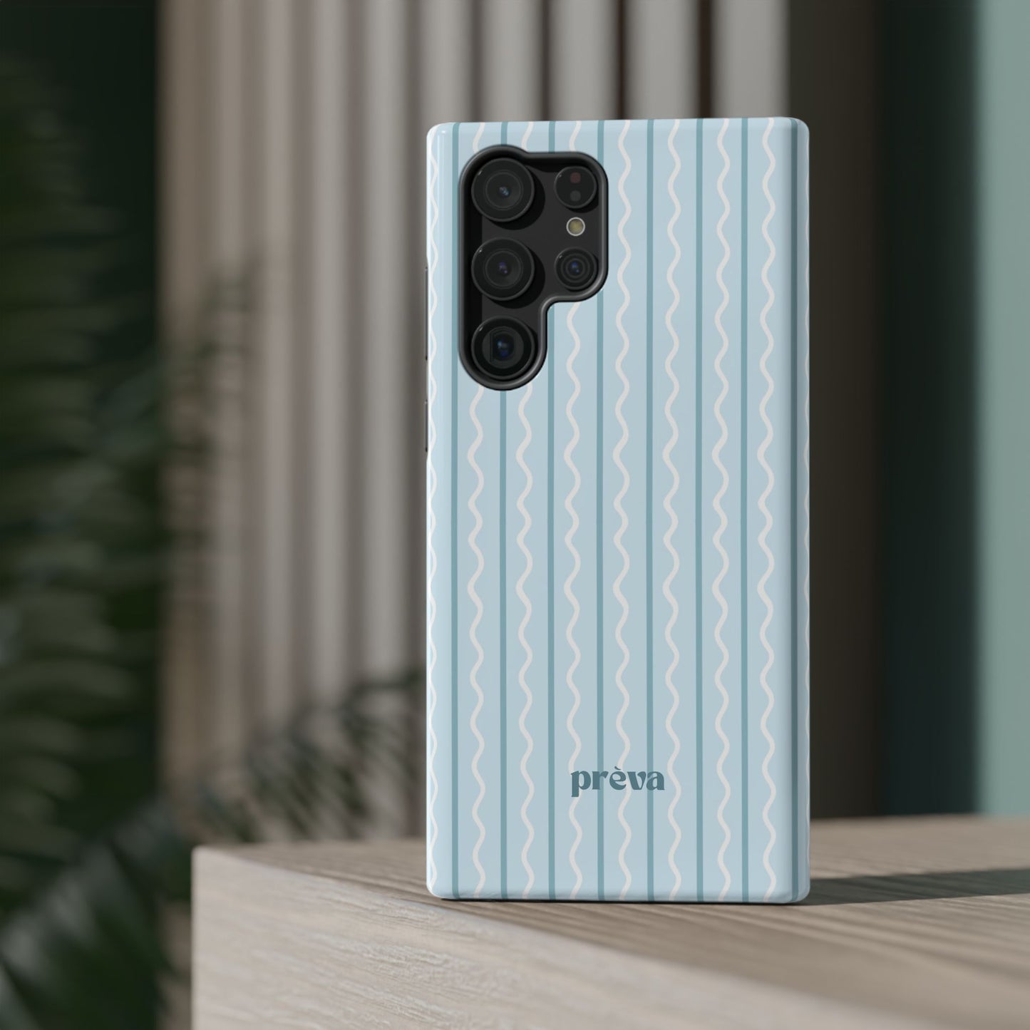 Blue Island Stripes Phone Case