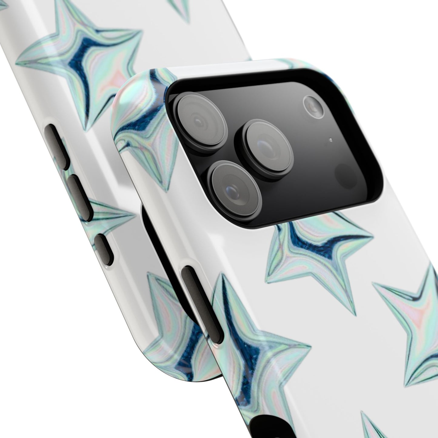 White Starburst Phone Case