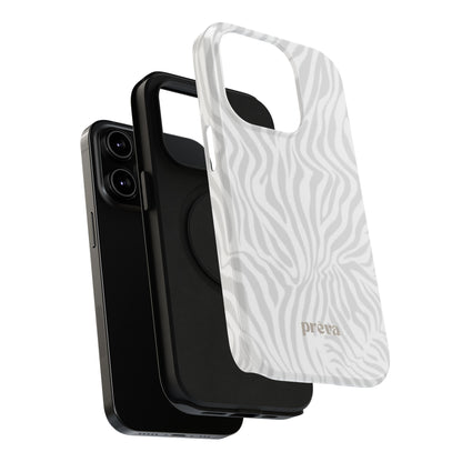 Zebra White Wave Phone Case