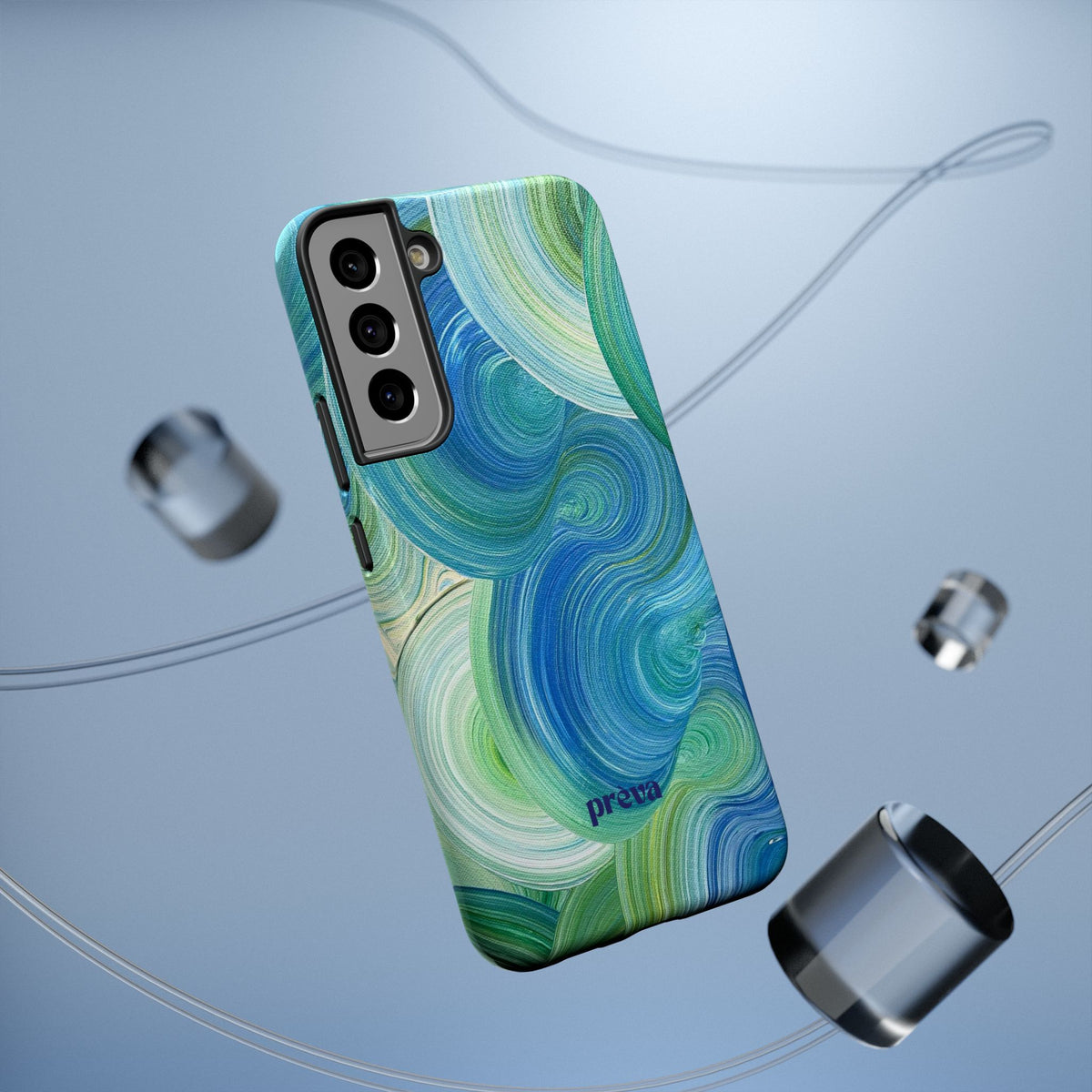 Swirling Ocean Impact-Resistant Phone Case