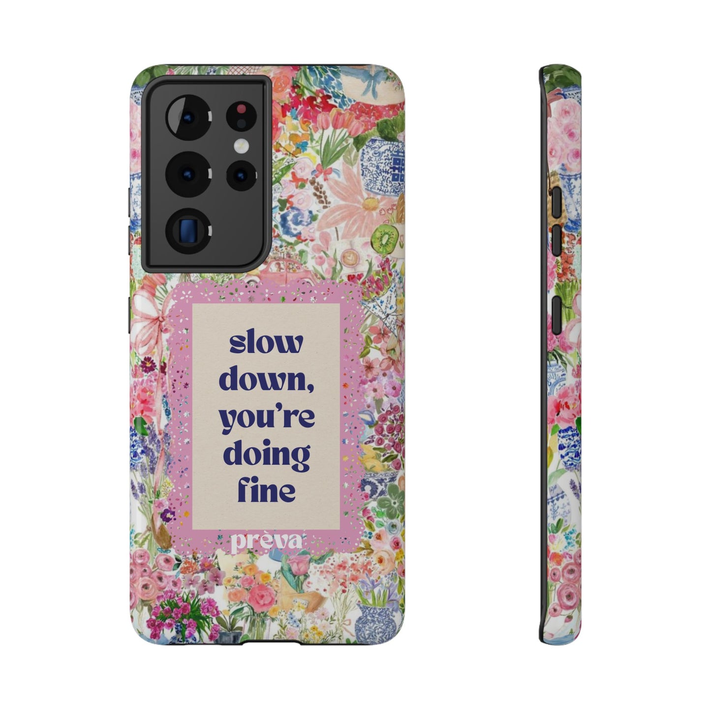 Slow Down Flowers x notsoken Phone Case