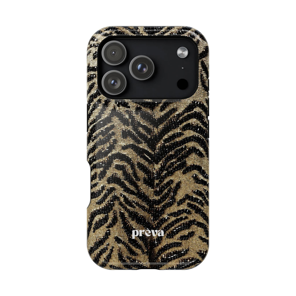 Phone Case — Impact‑Resistant Tiger Print Rug Texture