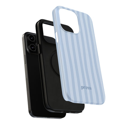 Pastel Blue Stripes Phone Case