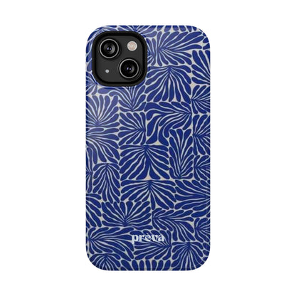 Blue Abstract Greek Phone Case
