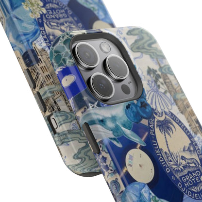 Blue Night Collage Phone Case