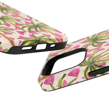 Phone Case — Pink Palm Tree Impact-Resistant Protector