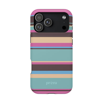 Cocoa Palm Stripes Phone Case