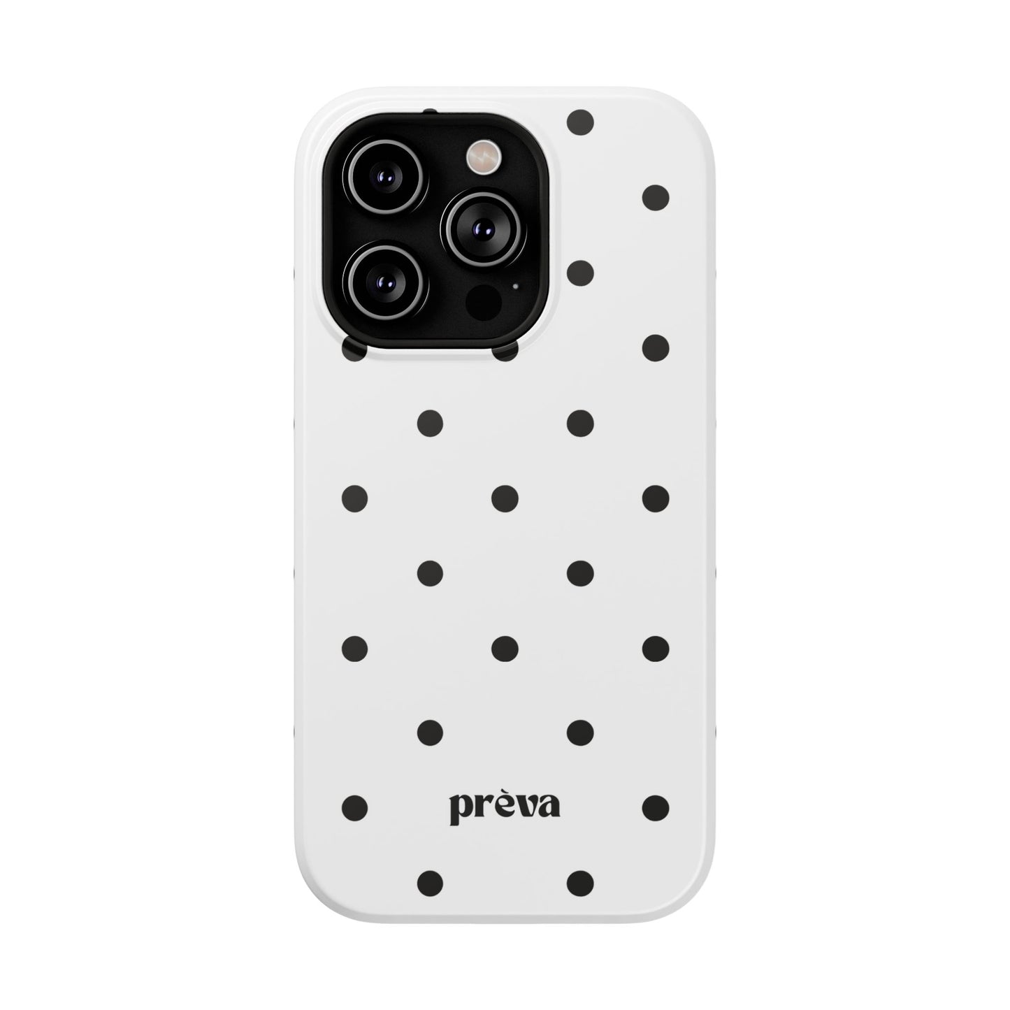B&W polka dots Phone Case