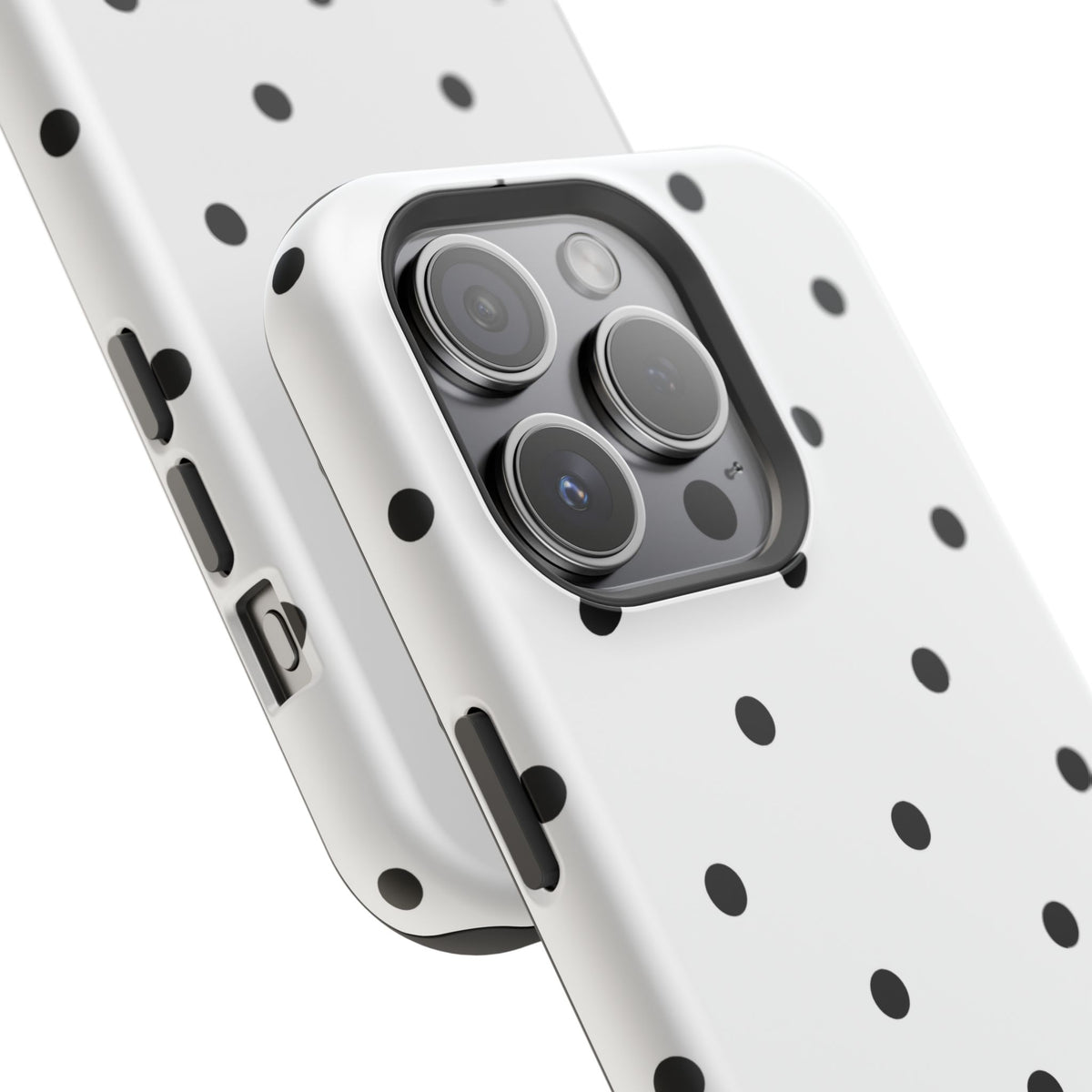 B&W polka dots Phone Case