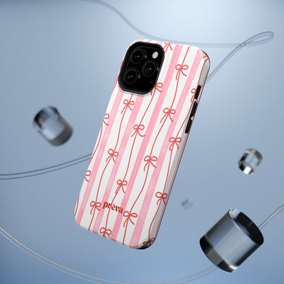 Pink Bow Chain Phone Case