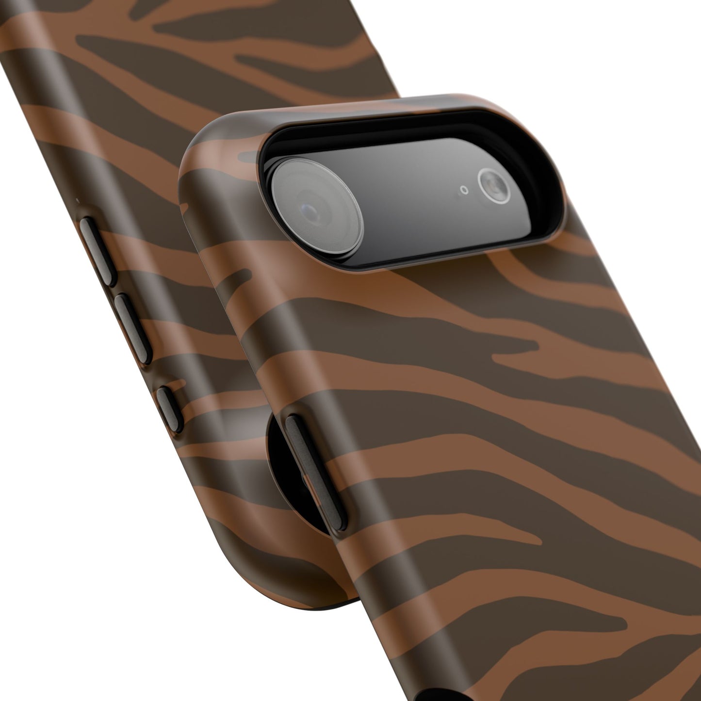 Brown Tiger Stripe Phone Case
