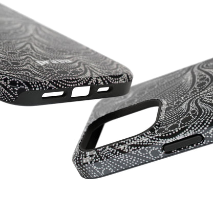 Abstract Midnight Lace Phone Case
