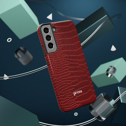 Red Croc Phone Case