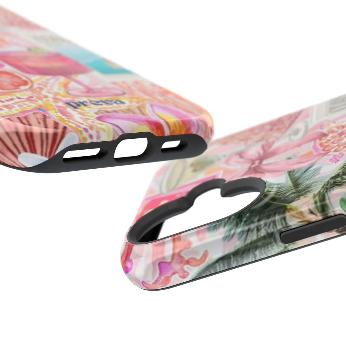 Pink Cocktail Collage Phone Case