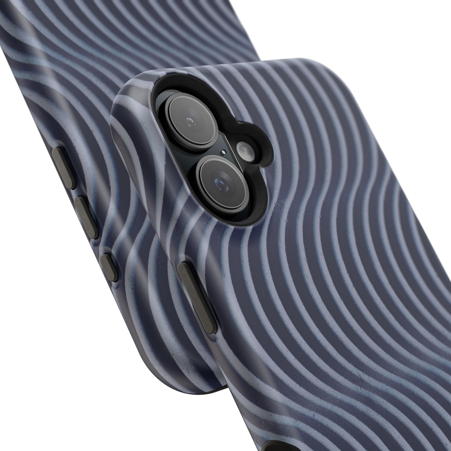 Wavy Navy Phone Case