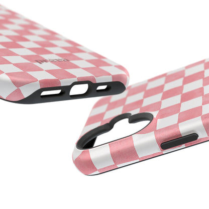 Pink Checkers Phone Case