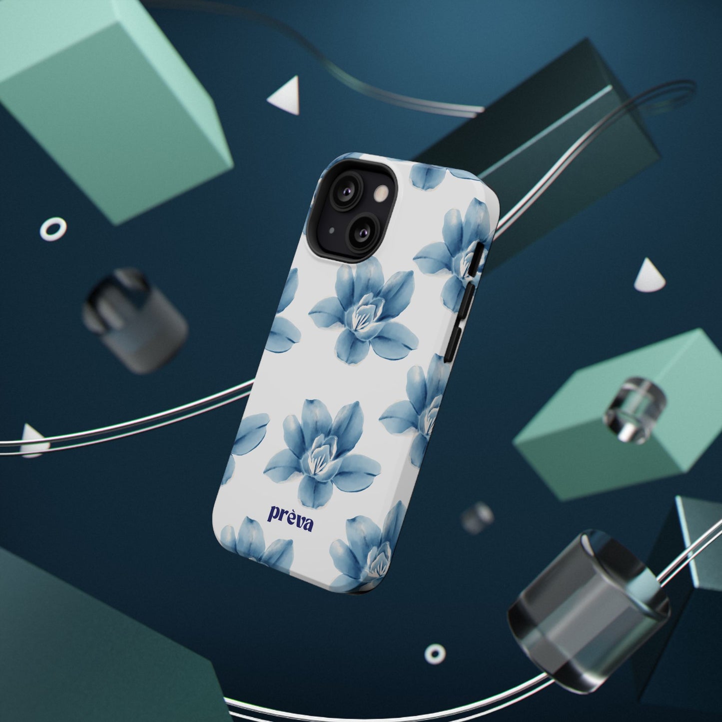 Blue Flowers Phone Case