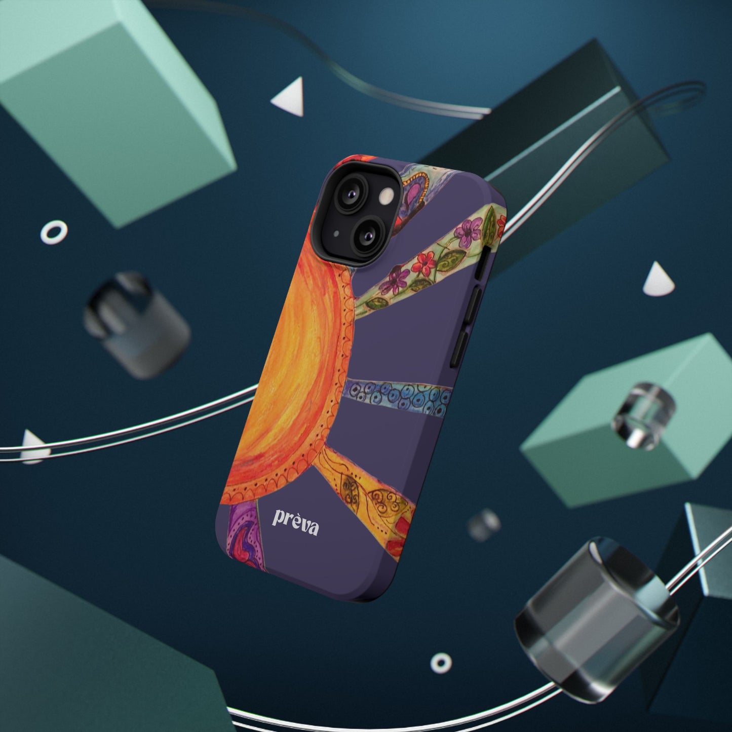 Purple Cancun Sun Phone Case