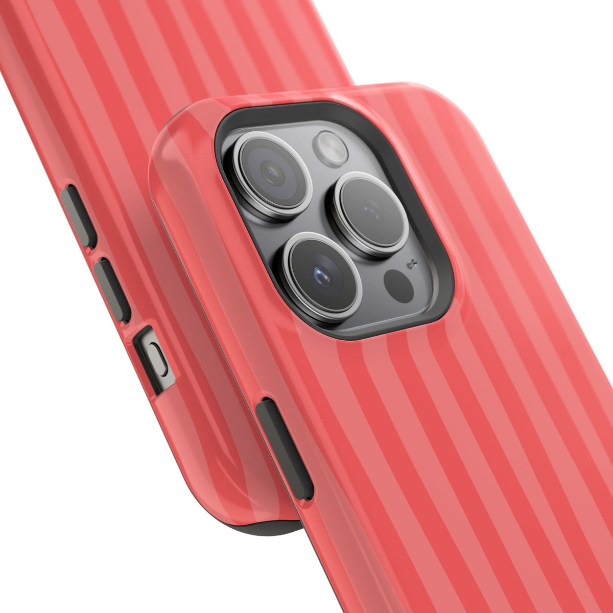 Coral Stipes Phone Case